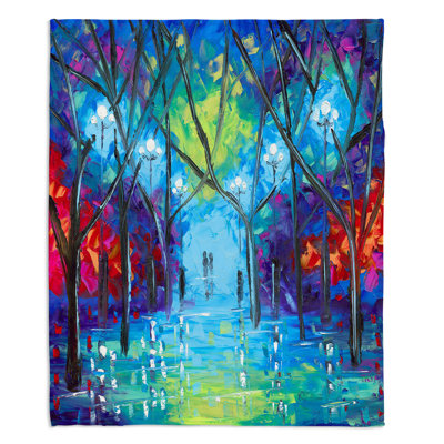 Une couverture sherpae douce