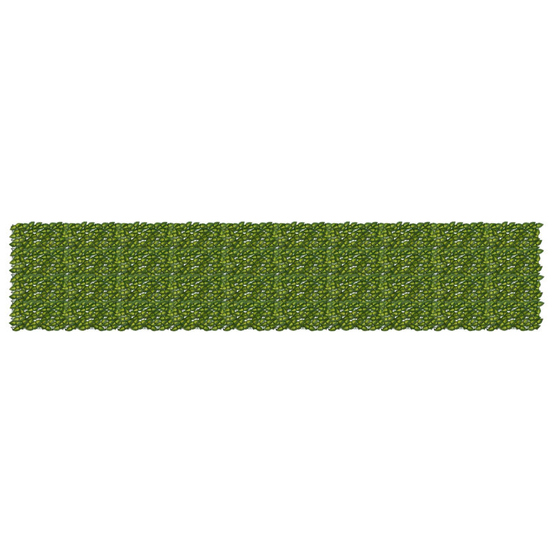 Vidaxl Balcony Screen With Leaves Garden Sunshade Dark Green/Green Multi Sizes, 500cm W x 100cm D