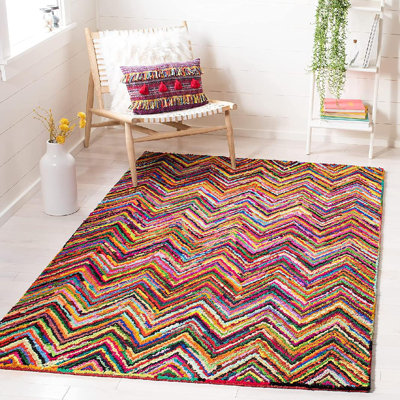Tapis multicolore touffeté à la main Barnes