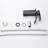 Bathroom Sink Faucet - Single Hole With Handle, Oil-Rubbed Bronze Finish Modern Vanity Basin Cartridge Valve,