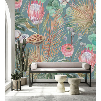 Murale plantes exotiques Kazafani