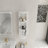 12" Bathroom Wall-Mounted Storage Rack, Float Mounting Design,(KD-Packing)-1703311232