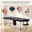 Structure de table de massage en aluminium pliable 3 fois avec hauteur réglable + masseur pour le cou-131564645