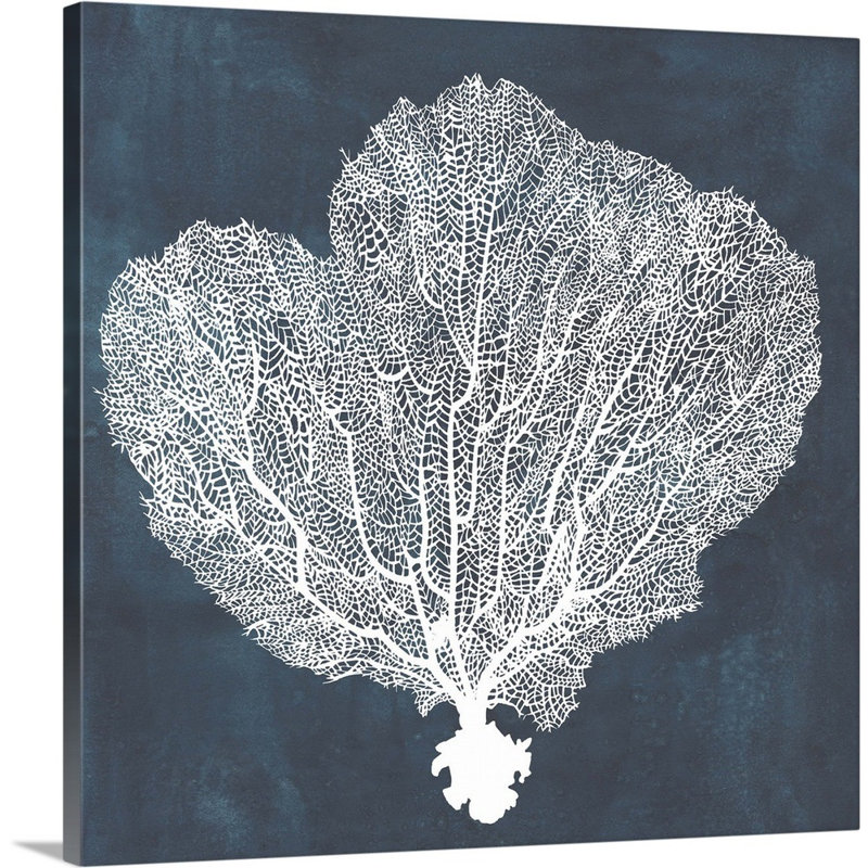 «Inverse Sea Fan I», art mural, Toile tendue, H 36 po x l 36 po x P 1 po