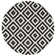 Decca Geometric Handmade Tufted Wool Black/Cream Area Rug