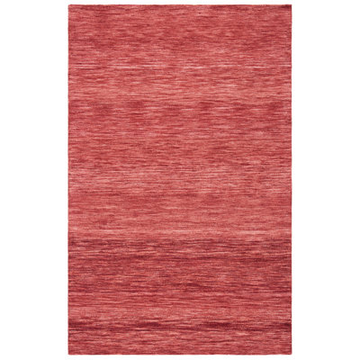Metro Hand Tufted Wool/Cotton Rug in Orange