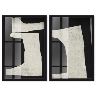 Ensemble de 2 panneaux de luxe luxueux Boho Art 