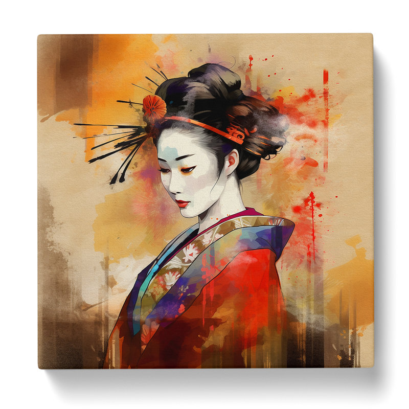 Geisha Abstract Art - Print