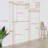 Industrial Pipe Wall Mounted Clothing Rack - Heavy Duty Vintage Garment Rack With Rolling Design For Bedroom, Living Room, Or Retail Space-448616248