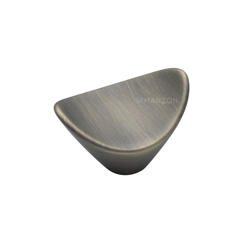 Bouton d'armoire Cliff, Laiton bruni
