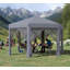 Tente escamotable avec pavillon de jardin hexagonal et tente d'extérieur robuste