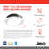 7'' Selectable Color Temperature Dimmable Air-Tight IC Rated Standard Recessed Lighting Kit