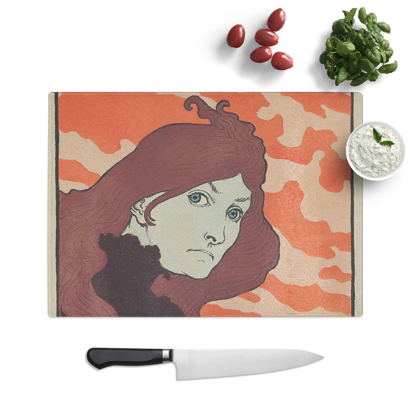 La Vitrioleuse by Eugene Grasset Chopping Board, 0.4cm H x 28.5cm W x 39cm L