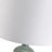 22.5in. Green Ceramic Table Lamp With Drum Shade
