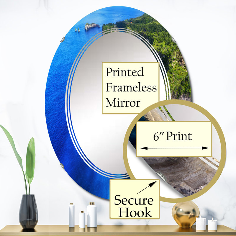 Miroir de salle de bain sans cadre, 36 po x 24 po
