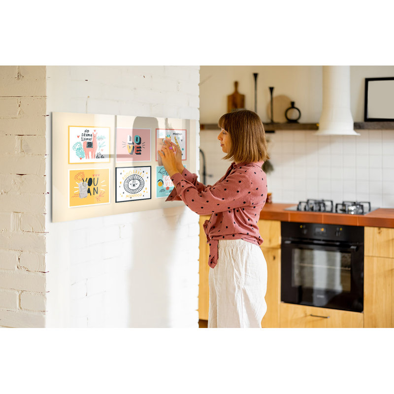 Motivational Slogans Magnetic Wall Mounted Dry Erase Board