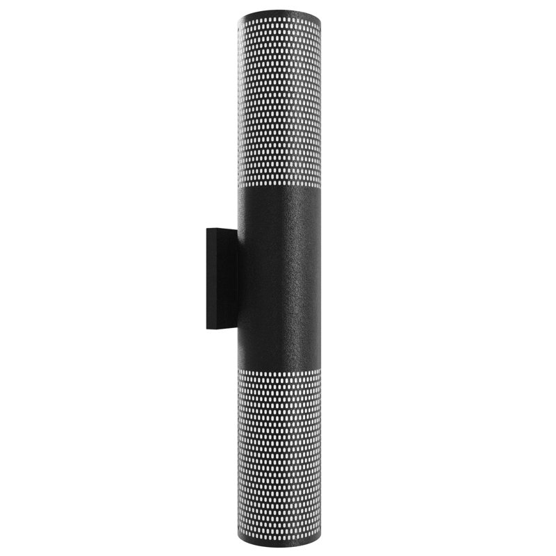 Avenue Outdoor Black Wall Sconce, 24" H x 5" W x 5" D