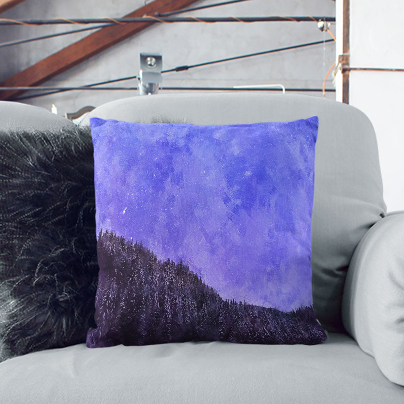 Forest Beneath the Stars Cushion with Filling, 55cm H x 55cm W x 20cm D