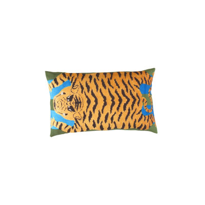Coussin turc en soie fine 16 po x 24 po