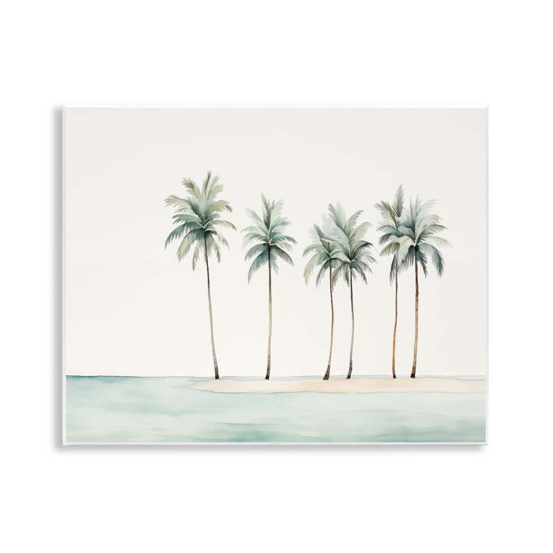  «Summer Palms in a Line» par Arlington Prints