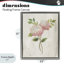 Cadre flottant à tiges d'hortensia rose, design par Nan-18696865-18696867