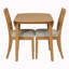 Ensemble de table de salle à manger 3 pièces pour 2 personnes-948707193-948707196