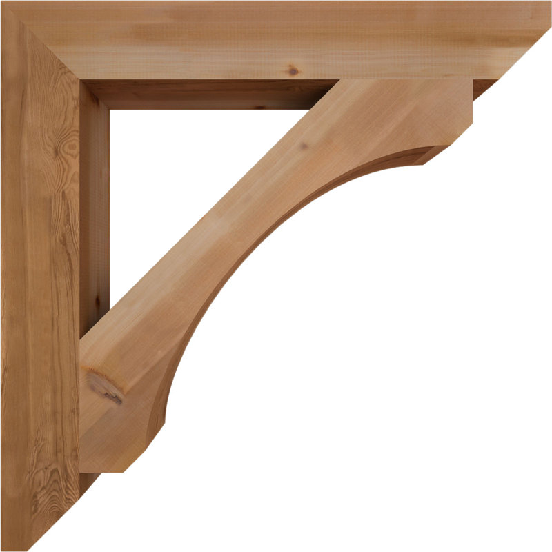 Support lisse à lattes Legacy, H 42 po x l 6 po x P 42 po, Cèdre rouge