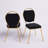Kayda Velvet Upholstered Side Chairs-1840216637