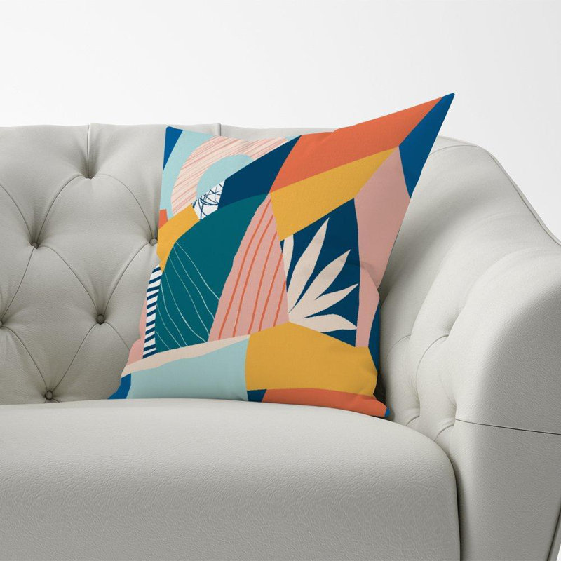Doe Modern Abstract Square Throw Cushion