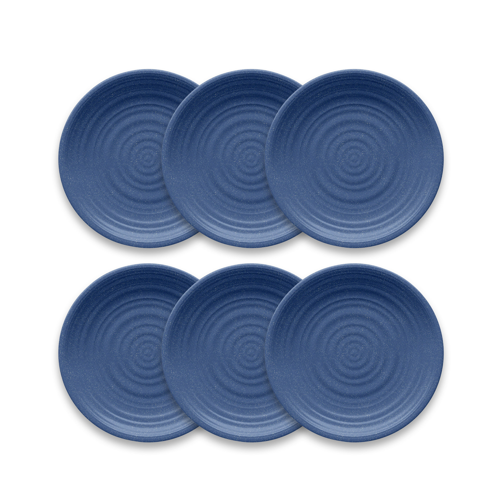 Denver Melamine Dinner Plate, Indigo