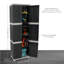 Armoire de rangement verrouillable avec 4 tablettes réglables - 71 po (1,8 m)-1873153374