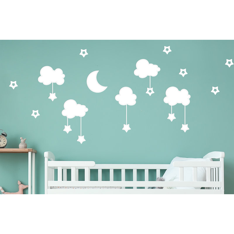 White Sky Baby Sleep Kids Wall Sticker