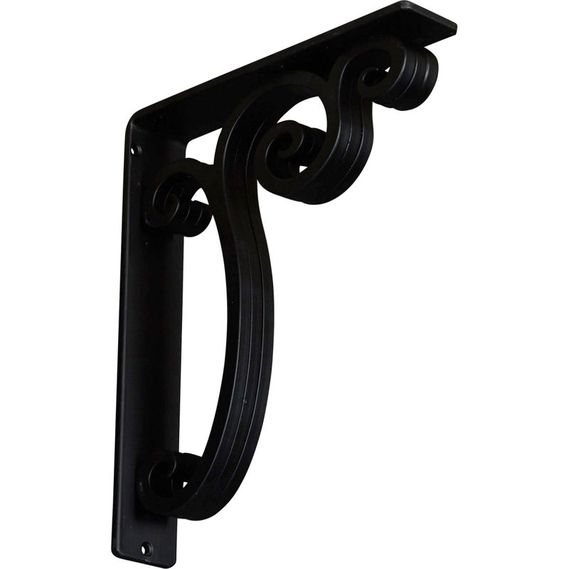 Support en fer forgé Avery, 2 po x 12 po