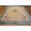 Ivory 1900s Chinese - Peking Knotted Rectangle Antique Wool Room Size Rug