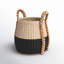 Armadi Two Tone Wicker Basket with Handles-1299409139