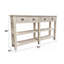 Console Damari avec tablettes et tiroirs