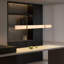 Luminaire suspendu 47 po à DEL moderne et minimaliste