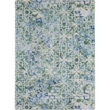 First Take Composite Sea Green Area Rug