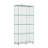 Curio Cabinet Display Glass Cabinet with Lockable Double Doors-664980170