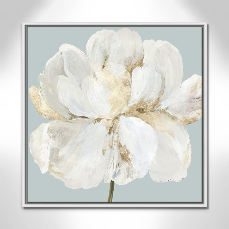 «Garden Queen II - Floater Frame», reproduction d'art sur toile, Toile blanche, H 25,5 po x l 25,5 po x P 2 po