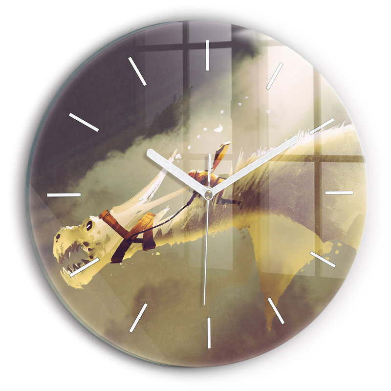 Glass Wall Clock