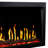 Highmark Luxe Virtual LCD Wall Mount Smart Electric Fireplace - Remote Control & Adjustable Multi-Color Flame-119702175