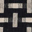 Preston Black/Ivory Jute Fabric Area Accent Rug