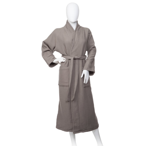 Emele Mid-Calf Bathrobe with Pockets