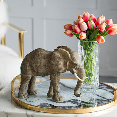 Tai Polyresin Elephant Accent, Walking