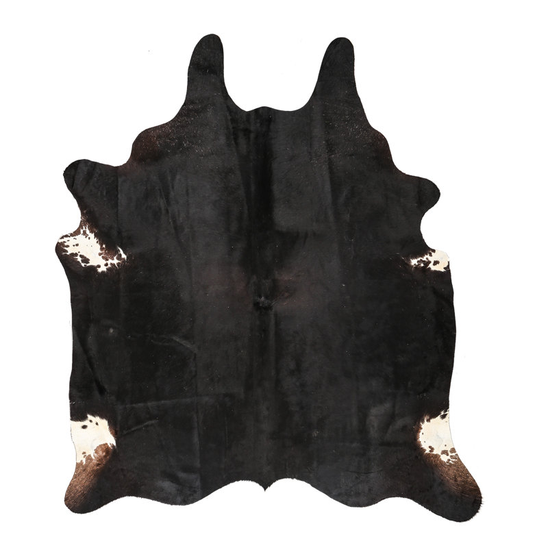 Myrtletown Animal Print Cowhide Flatweave 2cm X 1.75cm Area Rug