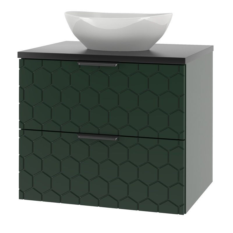 61mm Single Bathroom Vanity with Ceramic Basin