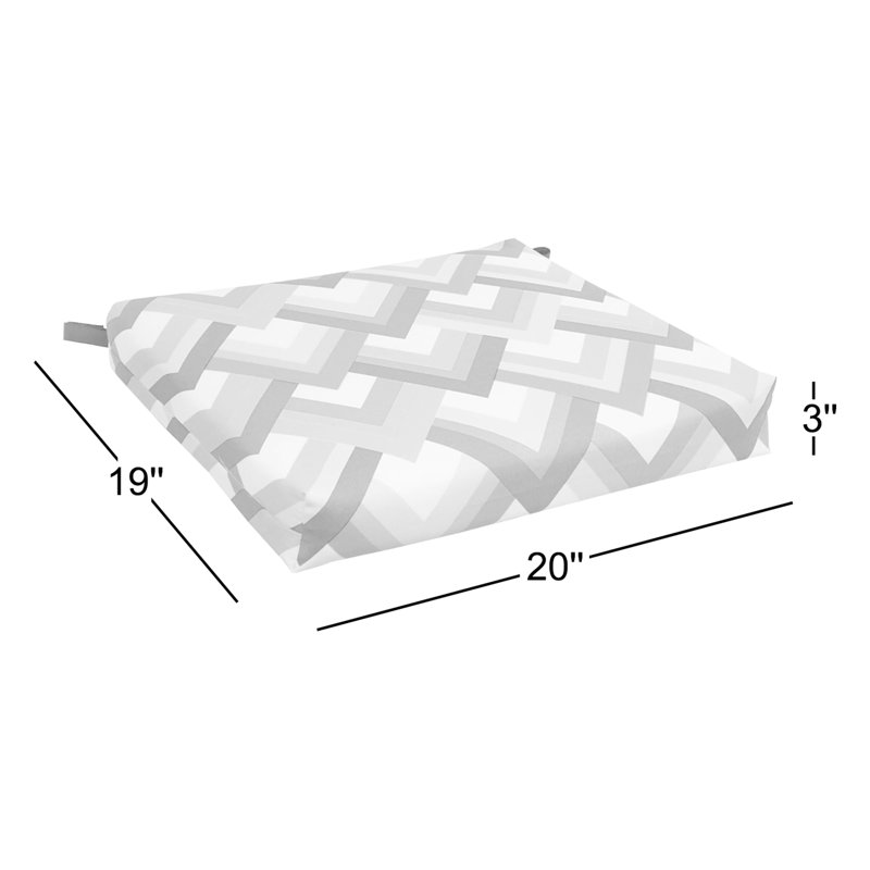 Outdoor 3'' Seat Cushion, Resort Cornsilk