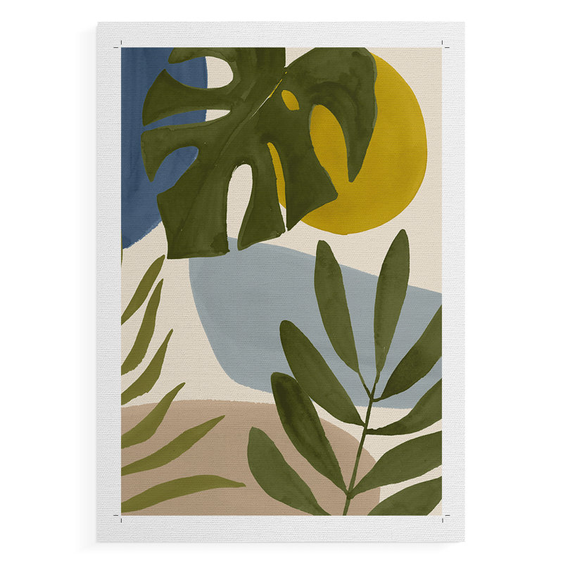 Tropica Tumble I - Impression sur toile seulement - NON CADRE, H 48 po x l 32 po