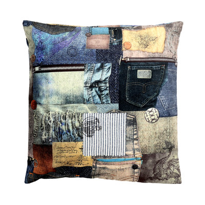 Milano Patchwork Reversible Throw Pillow